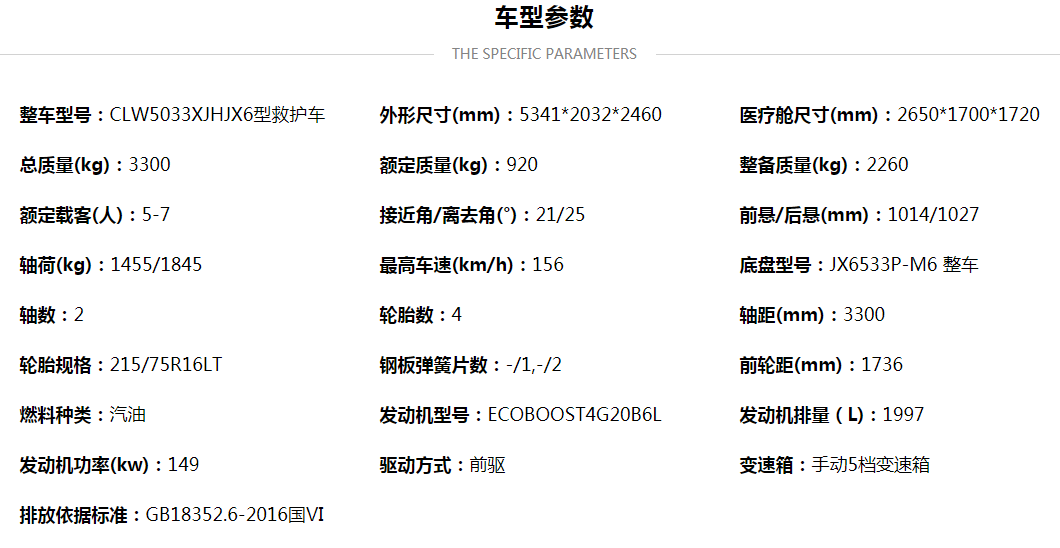 福特V362救護(hù)車配置參數(shù).png